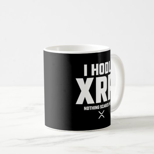XRP Crypto Cryptocurrency Hodl XRP Funny Quote Koffiemok (Voorkant rechts)