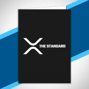 XRP Crypto Meme Cryptocurrency het standaardcitaat Kaart