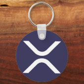 XRP cryptocurrency - XRP Qr code Sleutelhanger (Voorkant)