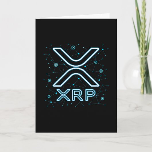 XRP Cryptocurrency XRPL Blockchain Crypto Stars Kaart (Voorkant)