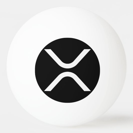 XRP-cryptovaluta Pingpongballen (Voorkant)
