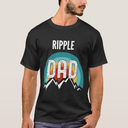 Xrp Dad Crypto voor vaderdag T-shirt (Voorkant)
