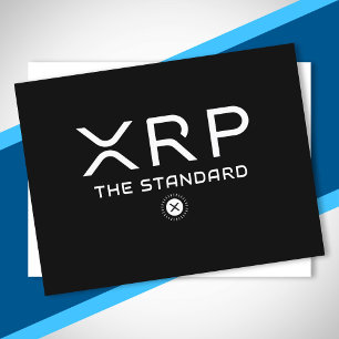 XRP de StandaardCryptoMeme Cryptocurrency van het Briefkaart