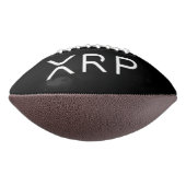 XRP Full Logo Black Football (Gedraaid 90)