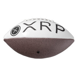 XRP het Volledige Witte Football van het Logo