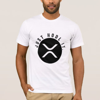 xrp juste tenir le t-shirt, mens t-shirt crypto