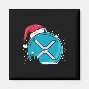 Xrp Kerstmuts Moonshot Ripple Crypto Merch Aan Magneet