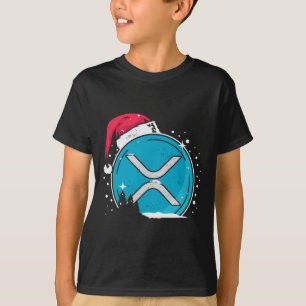 Xrp Kerstmuts Moonshot Ripple Crypto Merch Voor T-shirt