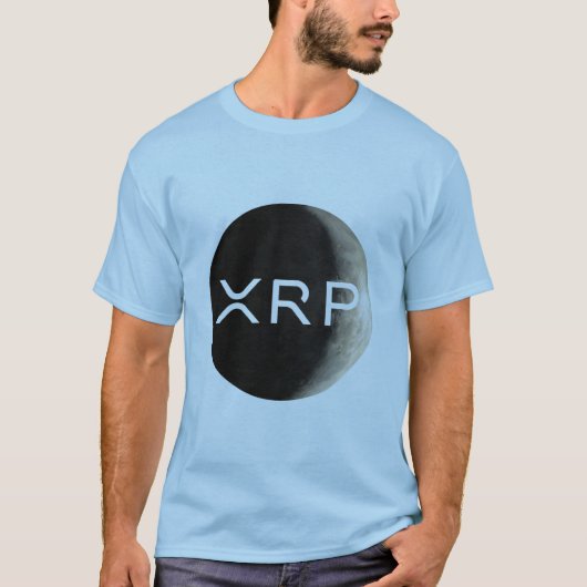 xrp, maan logo, mannen t-shirt (Voorkant)