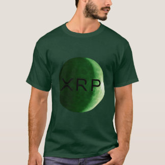 XRP, Rimpel donkergroene maan shirt