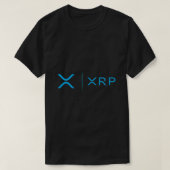XRP RIPPELE NIEUWE BLAUWE ZIJDE VAN ZIJDE Premium  T-shirt (Design voorkant)