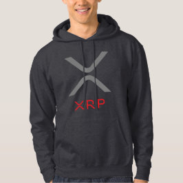 XRP ripple Grey & Red Logo | Hoodie