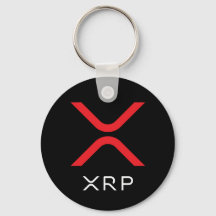 XRP Rood met rimpeling en wit Logo | Basis-Sleutel