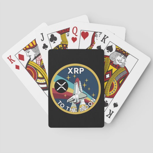 XRP-TO THE MOON POKERKAARTEN (Achterkant)