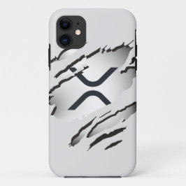 XRP Torn Afbeelding met Logo onthullen onder iPhone 11 Hoesje
