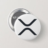 xrp-xrp-logo ronde button 5,7 cm (Voorkant /achterkant)