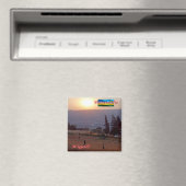 xRW006 KIGALI, Ruanda bij nacht, Afrika Magneet (Insitu (Vaatwasser))