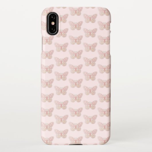 XS Max Coque iphone papillon (Dos)
