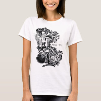 XT 500-engine 1 T-shirt