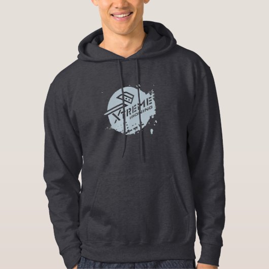 Xtreme Ironing Basic Dark Hooded Sweatshirt 3 (Voorkant)