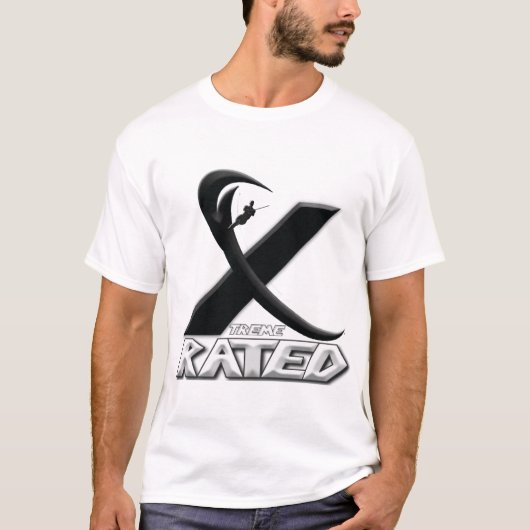 Xtreme Rated-Waterskiier T-shirt (Voorkant)