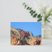 Xuanhanosaurus Dinosaur Briefkaart (Staand voorkant)