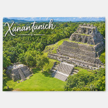 Xunantunich Belize Mayan archeologische bezienswaa
