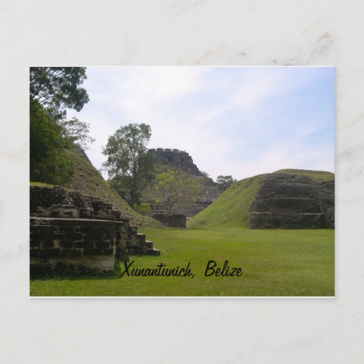 Xunantunich Mayan Ruin Briefkaart (Voorkant)
