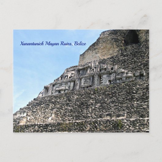 Xunantunich Mayan Ruins, Belize Briefkaart (Voorkant)