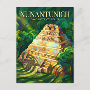 Xunantunich Mayaruïnes Belize Briefkaart