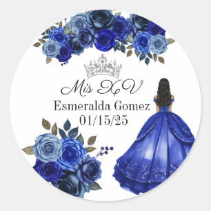 XV stickers bleu royal