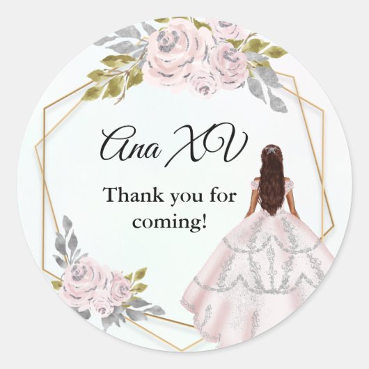 XV-stickers Ronde Sticker (Voorkant)