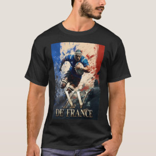 Xv van Frankrijk, rugby, ovalie T-shirt