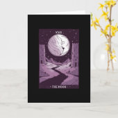 XVII The Moon - Tarot Kaart Gift (Gele Bloem)
