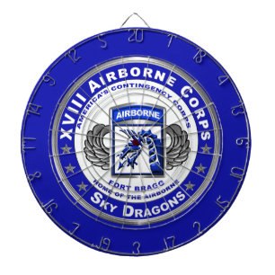 XVIII Airborne Corps Sky Dragons Dartbord
