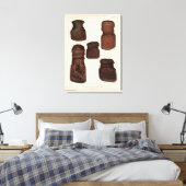 XVIII Stone-werktuigen, New Mexico Canvas Afdruk (Insitu (Slaapkamer))