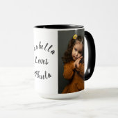 XX aime Abuela Mug (Devant droit)