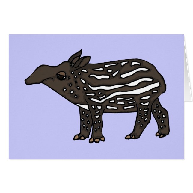 XX bande dessinée drôle de tapir (Devant horizontal)