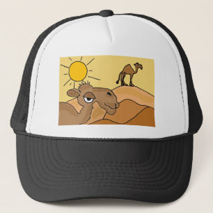 XX- Camel in de woestijnfolk Art Trucker Pet