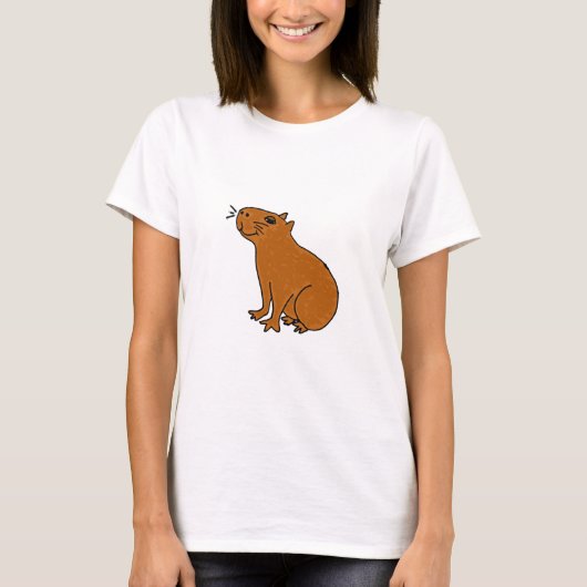 XX- Capybara Art T-shirt (Voorkant)