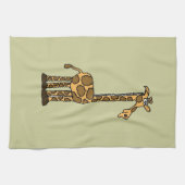 XX- Funky Giraffe cartoon Theedoek (Horizontaal)