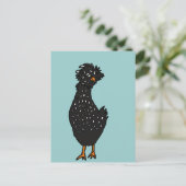 XX- Funky Poland Chicken Briefkaart (Staand voorkant)