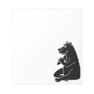 XX- Funny Black Beer met Yoga Notitieblok