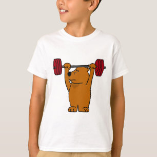 XX- Funny Brown Beer Weight Lifting T-shirt