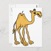 XX- Funny Camel Cartoon Briefkaart (Voorkant / Achterkant)