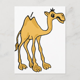 XX- Funny Camel Cartoon Briefkaart