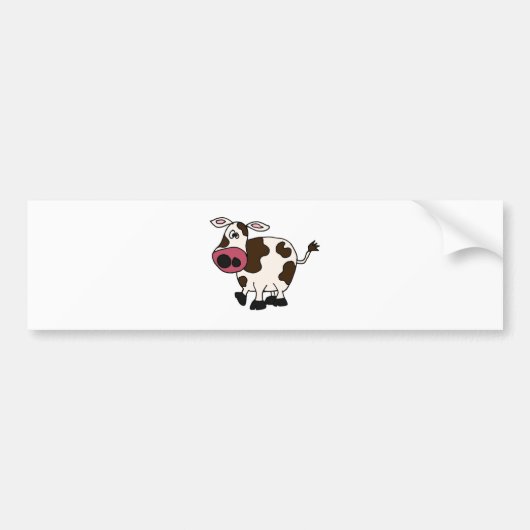 XX- Funny Cow Design Bumpersticker (Voorkant)