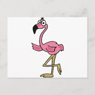 XX- Funny Flamingo Briefkaart