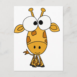 XX- Funny Giraffe Cartoon Briefkaart