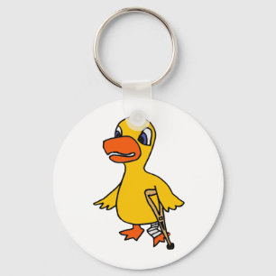 XX- Funny Lame Duck Cartoon Sleutelhanger